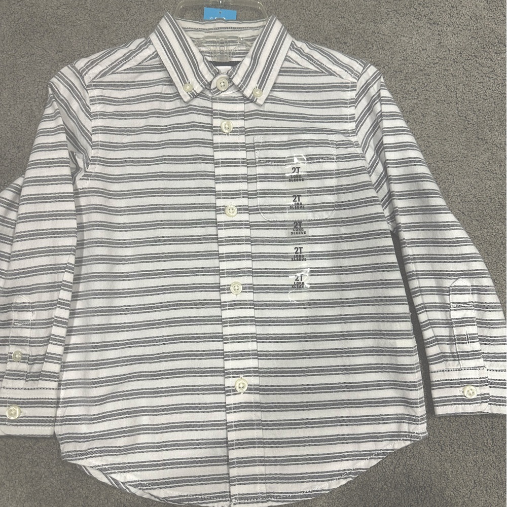 Toddler Boys Long Sleeve Dress Shirt